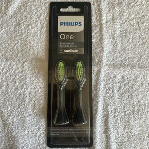 Philips Sonicare One Brush Heads - Black and Lime